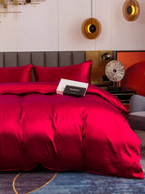 [Wine] SilkSilky  Bedding Set 002