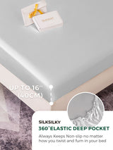 [Silver] SilkSilky  Bedding Set 004