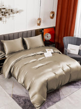 [Khaki] SilkSilky  Bedding Set 001