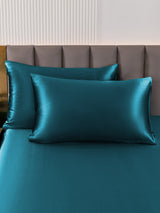 [Teal] SilkSilky  Pillowcases 001