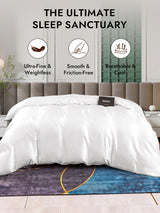 [White] SilkSilky  Duvet Covers 001