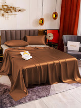 [Coffee] SilkSilky  Bedding Set 004