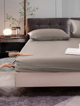 [Gray] SilkSilky  Bedding Set 006