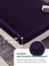 [Deep Purple] SilkSilky  Bedding Set 004