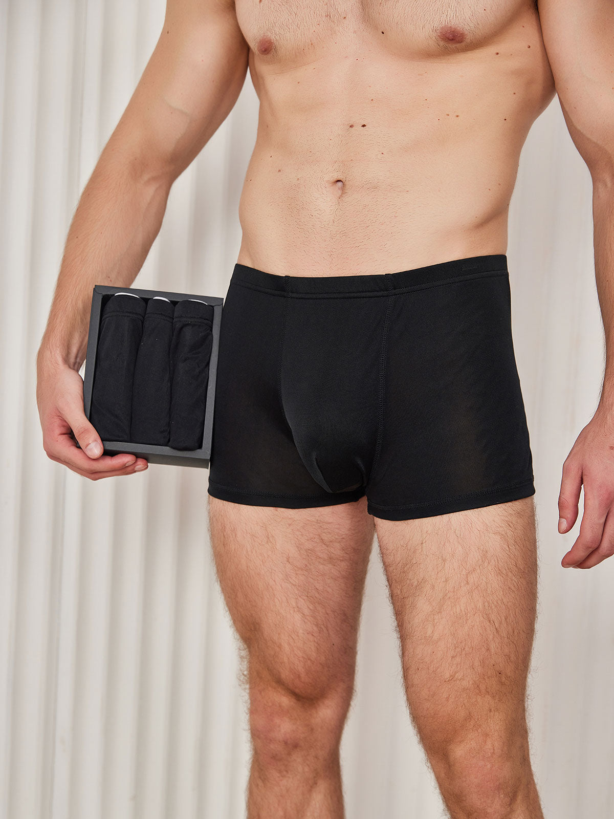 [Black] SilkSilky  Men's Underwear 001