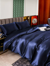 [Dark Blue] SilkSilky  Bedding Set 006