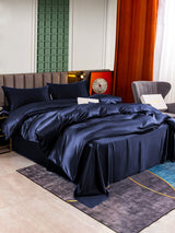 [Dark Blue] SilkSilky  Bedding Set 002
