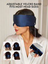 [Dark Blue] SilkSilky  Eye Mask 006