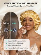 [Champagne] SilkSilky  Sleep Cap 006