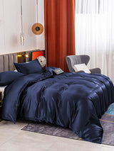 [Dark Blue] SilkSilky  Bedding Set 003