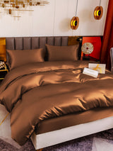 [Coffee] SilkSilky  Bedding Set 003