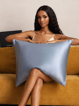 [Grayish Blue] SilkSilky  Pillowcases 004
