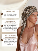 [Leopard] SilkSilky  Sleep Cap 013