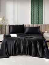 [Black] SilkSilky  Bedding Set 006
