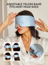 [Light Blue] SilkSilky  Eye Mask 006