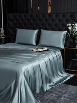 [Grayish Blue] SilkSilky  Bedding Set 003