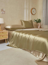[Beige+Khaki] SilkSilky  Bedding Set 003
