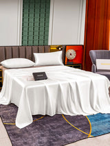 [White] SilkSilky  Bedding Set 003