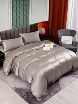 [Gray] SilkSilky  Bedding Set 001