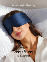 [Dark Blue] SilkSilky  Eye Mask 005