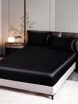 [Black] SilkSilky  Bedding Set 002