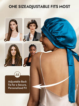 [Teal] SilkSilky  Sleep Cap 009