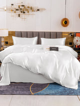 [White] SilkSilky  Bedding Set 002