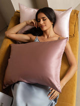 [PaleMauve+LightPink] SilkSilky  Pillowcases 004