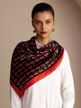 [Black Cherry] SilkSilky  Scarf 002