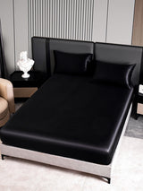 [Black] SilkSilky  Bedding Set 005