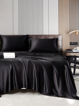 [Black] SilkSilky  Bedding Set 005