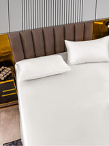 [White] SilkSilky  Bedding Set 005