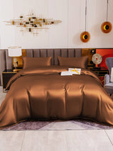 [Coffee] SilkSilky  Bedding Set 002