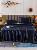 [Dark Blue] SilkSilky  Bedding Set 002