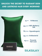 [Dark Green] SilkSilky  Pillowcases 002
