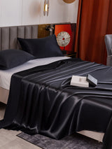 [Black] SilkSilky  Bedding Set 004