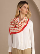 [Beige Cherry] SilkSilky  Scarf 004
