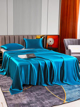 [Teal] SilkSilky  Bedding Set 003