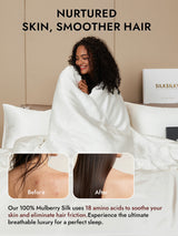 [White] SilkSilky  Duvet Covers 004