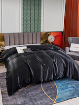 [Black] SilkSilky  Duvet Covers 007