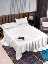 [White] SilkSilky  Bedding Set 002