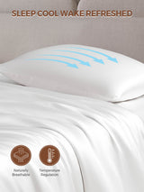 [White] SilkSilky  Pillowcases 005