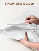 [White] SilkSilky  Pillowcases 008