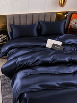 [Dark Blue] SilkSilky  Bedding Set 004