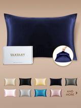 [Dark Blue] SilkSilky  Pillowcases 001