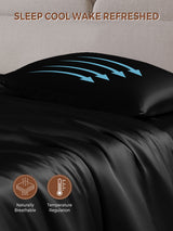 [Black] SilkSilky  Pillowcases 005