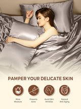 [Gray] SilkSilky  Pillowcases 004