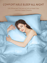 [Light Blue] SilkSilky  Pillowcases 006