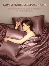 [Pale Mauve] SilkSilky  Pillowcases 005
