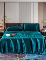 [Teal] SilkSilky  Bedding Set 001